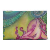 Purple Octopus Travel Accessory Bag (Back)