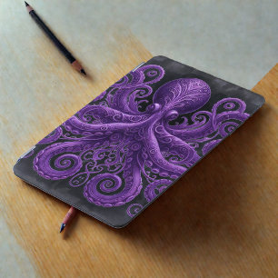 Purple Octopus Victorian Steampunk Kraken  iPad Mini Cover