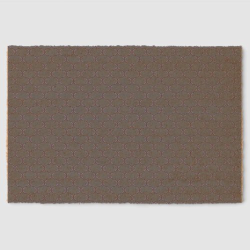 Purple Ogee Pattern Coir Mat Purple Ogee Pattern Coir Mat
