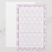 Purple ogee stripes pattern background (Front/Back)