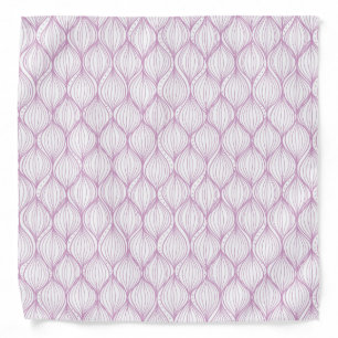 Purple ogee stripes pattern background bandana