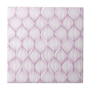 Purple ogee stripes pattern background ceramic tile