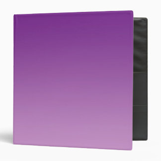 Purple Ombre 3 Ring Binder