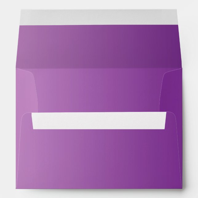 Purple Ombre A7 Envelope (Back (Bottom))