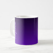 Purple Ombre Coffee Mug (Front Left)