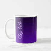 Purple Ombre Coffee Mug (Left)