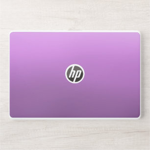 Purple ombre color HP laptop skin