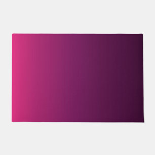 Purple ombre doormat