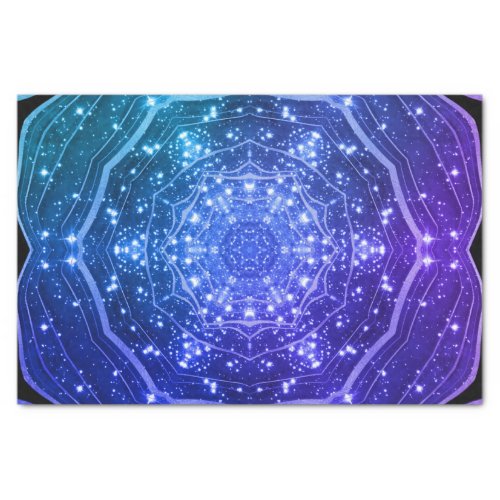 Purple Ombre Galaxy Geode Night Sky Tissue Paper