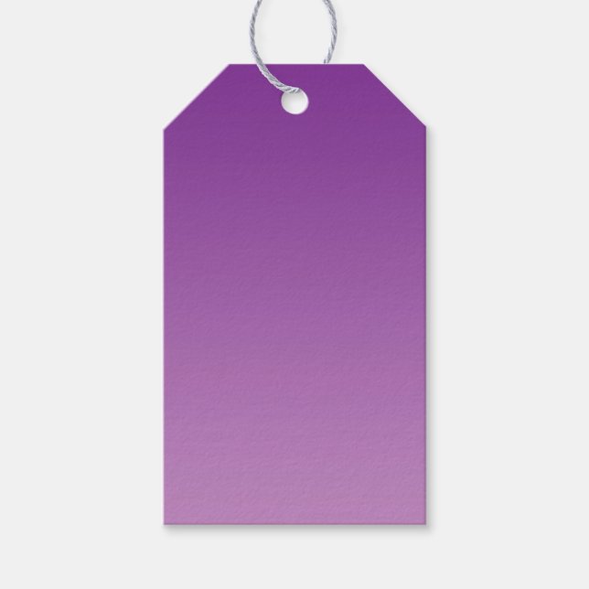 Purple Ombre Gift Tags (Front)