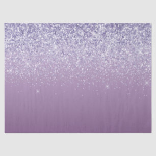 Purple Ombre Glitter Tissue Paper