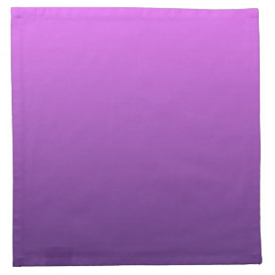 Purple ombre gradient cloth napkin