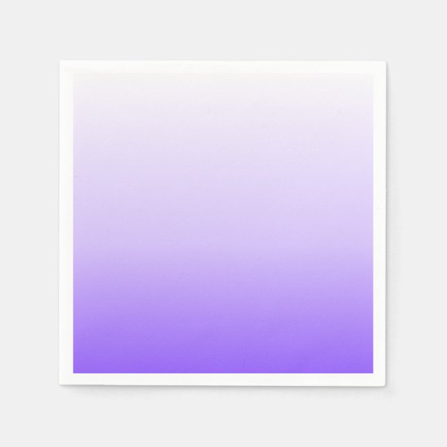 Purple Ombre Gradient Napkins (Front)