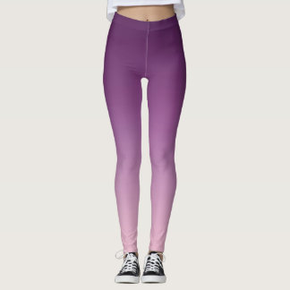 Purple Ombré Leggings