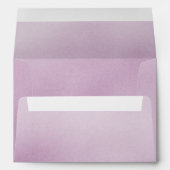 Purple Ombre liner wedding Envelope (Back (Bottom))