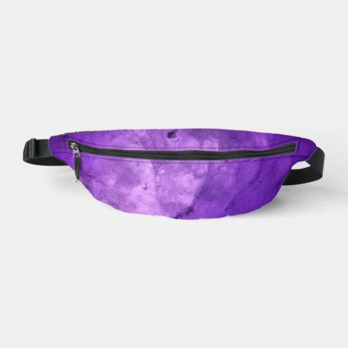 Purple Ombre Marble Glam High Fashion Colorful     Fanny Pack