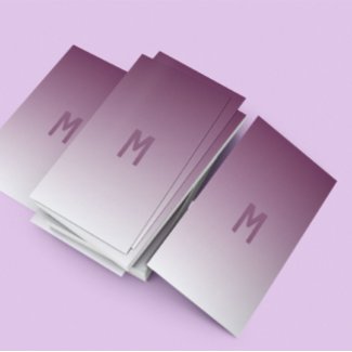 purple ombre - modern  
