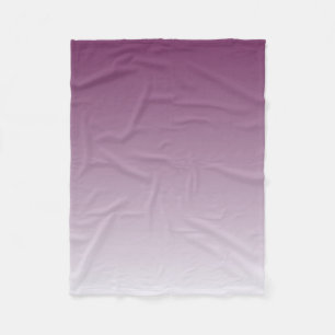 Purple ombre - modern fleece blanket