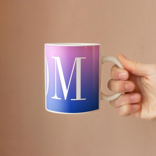 Purple Ombre Mom Coffee Mug