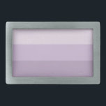 Purple Ombre Striped Belt Buckle<br><div class="desc">Modern, classic purple ombre striped pattern.</div>