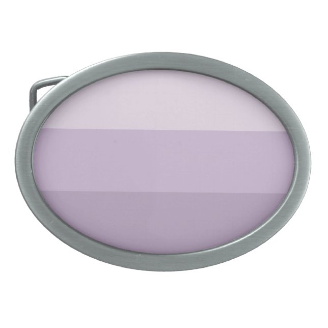 Purple Ombre Striped Belt Buckle (Front)