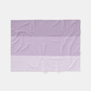 Purple Ombre Striped Fleece Blanket