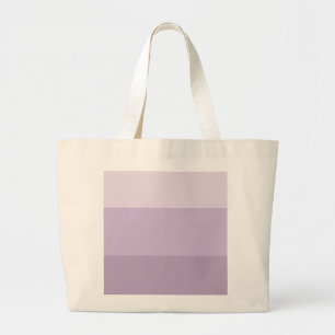 Purple Ombre Striped Large Tote Bag
