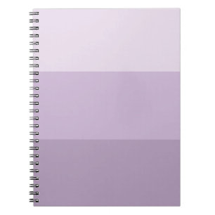 Purple Ombre Striped Notebook