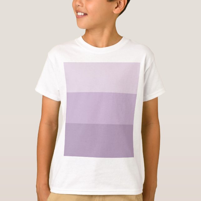 Purple Ombre Striped T-Shirt (Front)