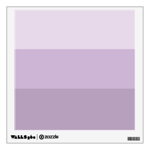 Purple Ombre Striped Wall Decal