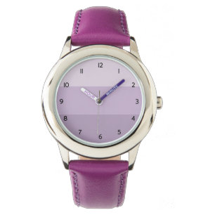 Purple Ombre Striped Watch