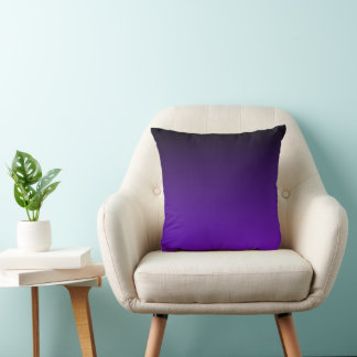 Purple Ombre Throw Pillow