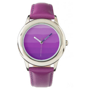 Purple Ombre Wrist Watch