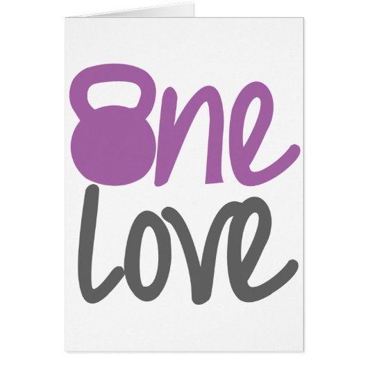 Purple "One Love" Cards (Front)