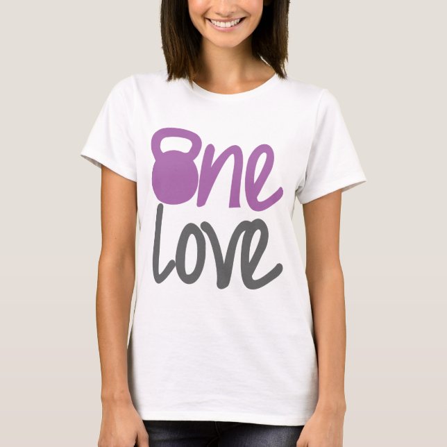 Purple "One Love" T-Shirt (Front)