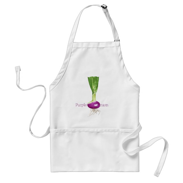 Purple Onion Adult Apron (Front)