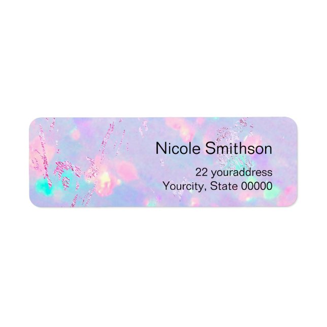 purple opal background  labels (Front)