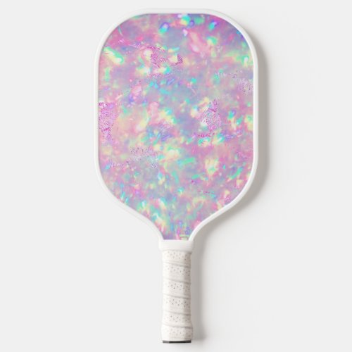 purple opal gemstone  pickleball paddle