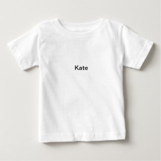 Purple orange abst floral watercolor add name text baby T-Shirt