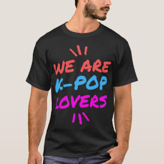 Purple Orange&amp_ Blue Cute K-Pop Lover  T-Shirt