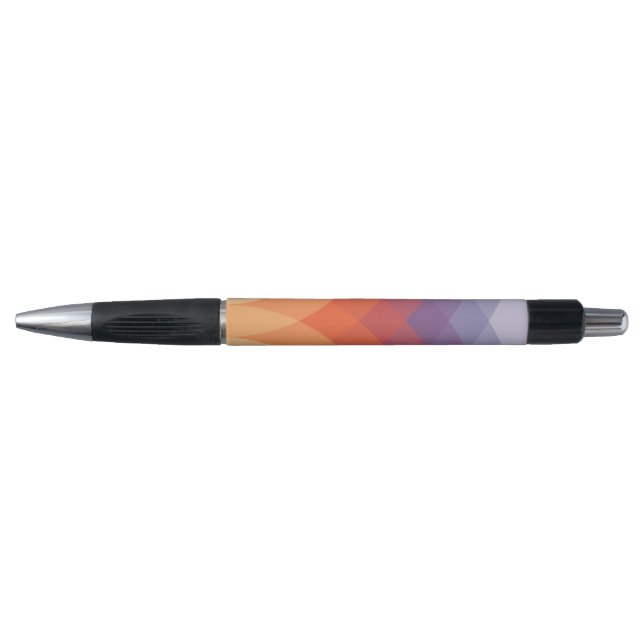 Purple, orange and blue colorful pastel arches pen (Front)