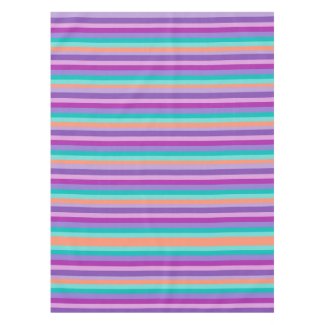 Purple Orange Blue Stripes 