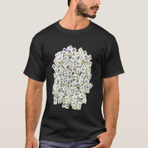 Purple & Orange Mah Jong Tiles, Mah Jongg Mahjong T-Shirt