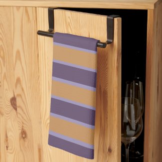 Purple Orange Stripes Pattern