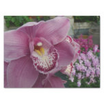 Purple Orchid and Garden Colorful Floral Tissue Paper