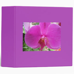 purple orchid binder