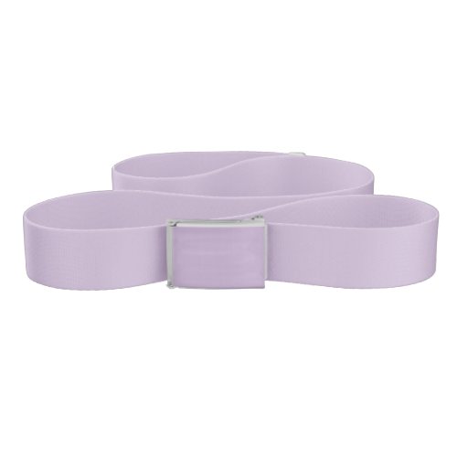 Purple Orchid Bloom Solid Color Print Belt