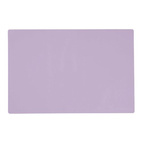 Purple Orchid Bloom Solid Color Print Placemat