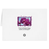 Purple Orchid Cards (Back Horizontal)