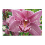 Purple Orchid Elegant Floral Botanical Placemat